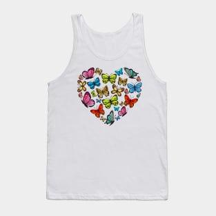 Butterfly Art Women Kids Monarch Butterfly Lovers Tank Top